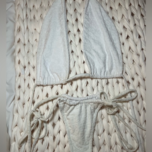 White leopard bikini set - Picture 2 of 2